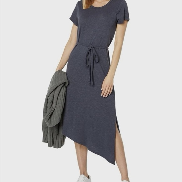 Splendid Asymmetrical Gray Dress - Picture 1 of 9